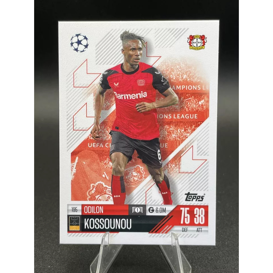 Thẻ Odilon Kossounou Topps Match Attax 2024/2025 (Bayer Leverkusen) (24/25)