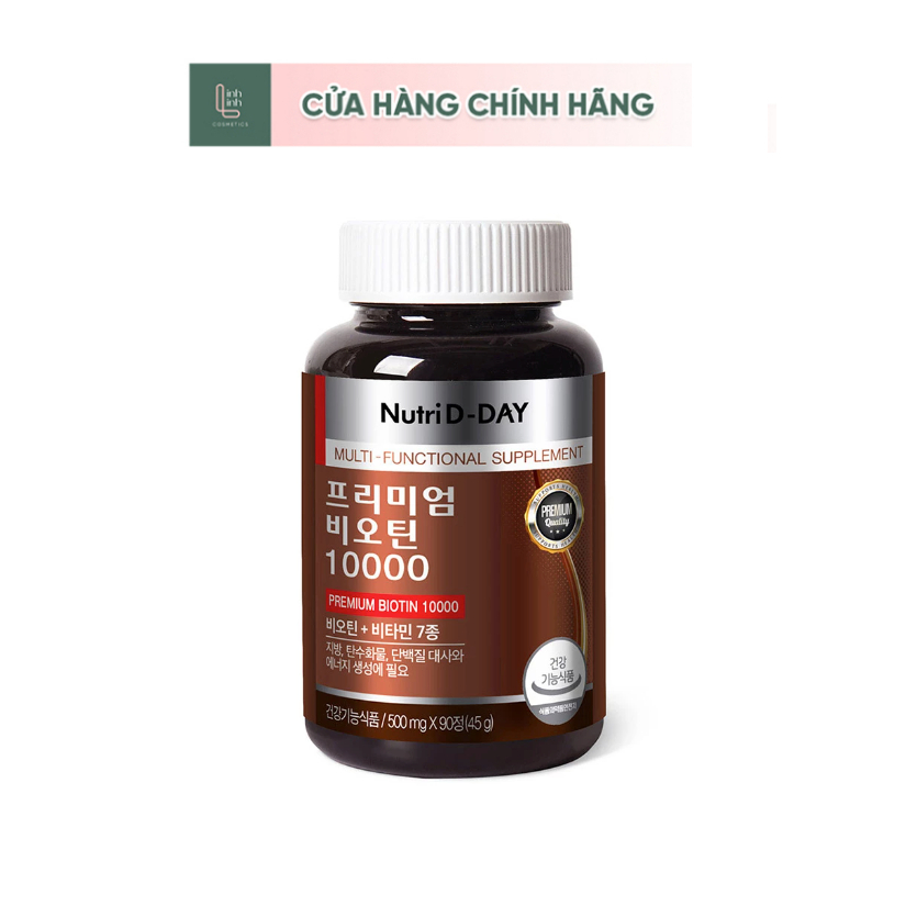 Biotin Hàn Quốc Nutri D-Day Premium Biotin 10000