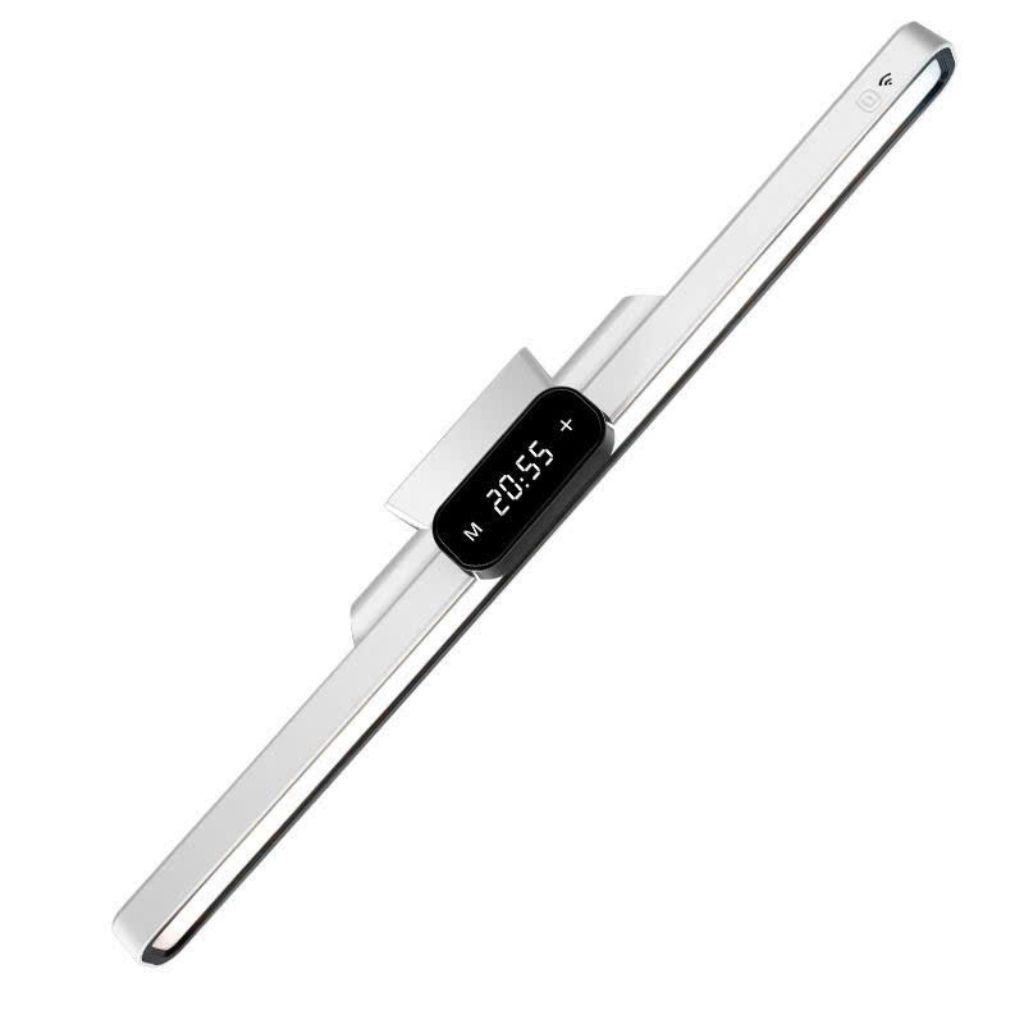 Đèn bàn học gắn tường 42cm chống cận , đồng hồ tích hợp,đèn học led xoay 80 độ điều chỉnh 3 chế độ sáng thông minh | BigBuy360 - bigbuy360.vn