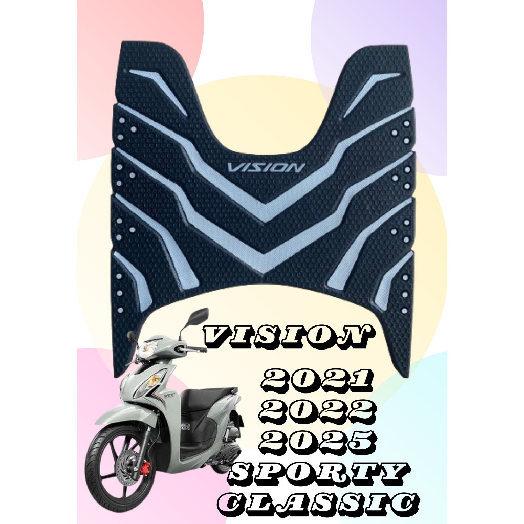 Thảm lót sàn xe Honda VISION 2021, 2022, 2023,2024, 2025 SPORTY- CLASSIC  chất lượng, giá rẻ.