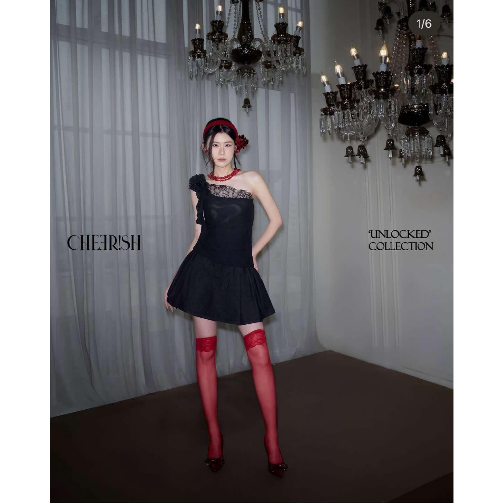 Áo nữ thun lưới " Áo lệch vai - Lệch Vibe "