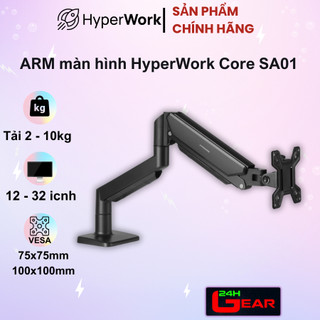  Giá đỡ   Arm màn hình HyperWork Core Arm SA01 Chính Hãng 