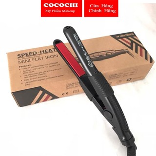 Máy Là Tóc Duỗi Tóc Ép Tóc Mini - Speed Heat Mini Flat Iron