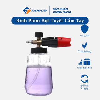  Vỏ Bình Phun Bọt Tuyết Trong Suốt Dành Cho Bình Bọt Tuyết Cổ To - Vỏ Bình Dày Chắc Chắn Chống Hóa Chất 