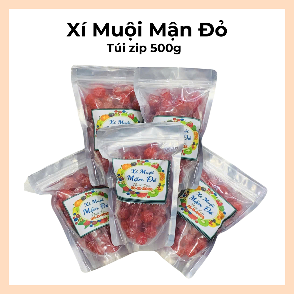 Mận Cơm Sấy 500G - Date Mới