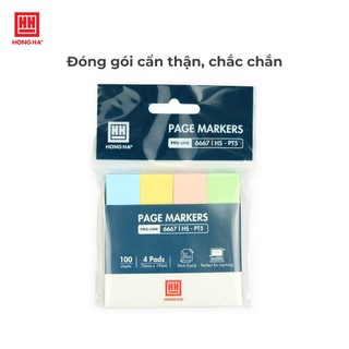 Giấy Phân Trang 4 Màu Hồng Hà HS-PT5 - 6667