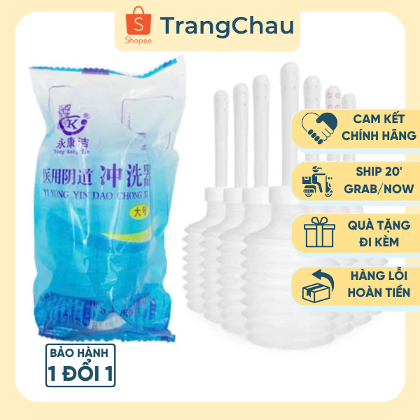 Combo 5 Dụng cụ thụt rửa vệ sinh phụ khoa - Bình rửa phụ khoa âm đạo hậu môn