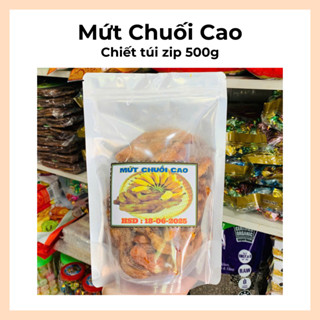 Chuối Cao Khô Sấy Dẻo 500G - Date Mới
