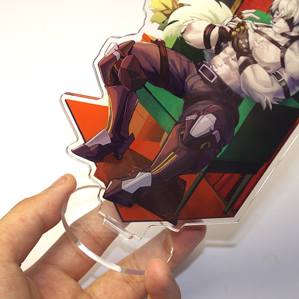Mô hình/ Standee Furry VON LYCAON - Zenless Zone Zero -nhựa Mica-15cm 2