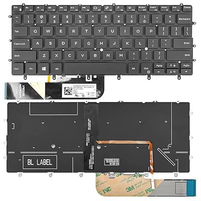 Bàn phím laptop Dell XPS 13 7390 9305 9370 9380, XPS 7390, XPS 9305, XPS 13 9370, 13 9380 BẠC (CÓ ĐÈ