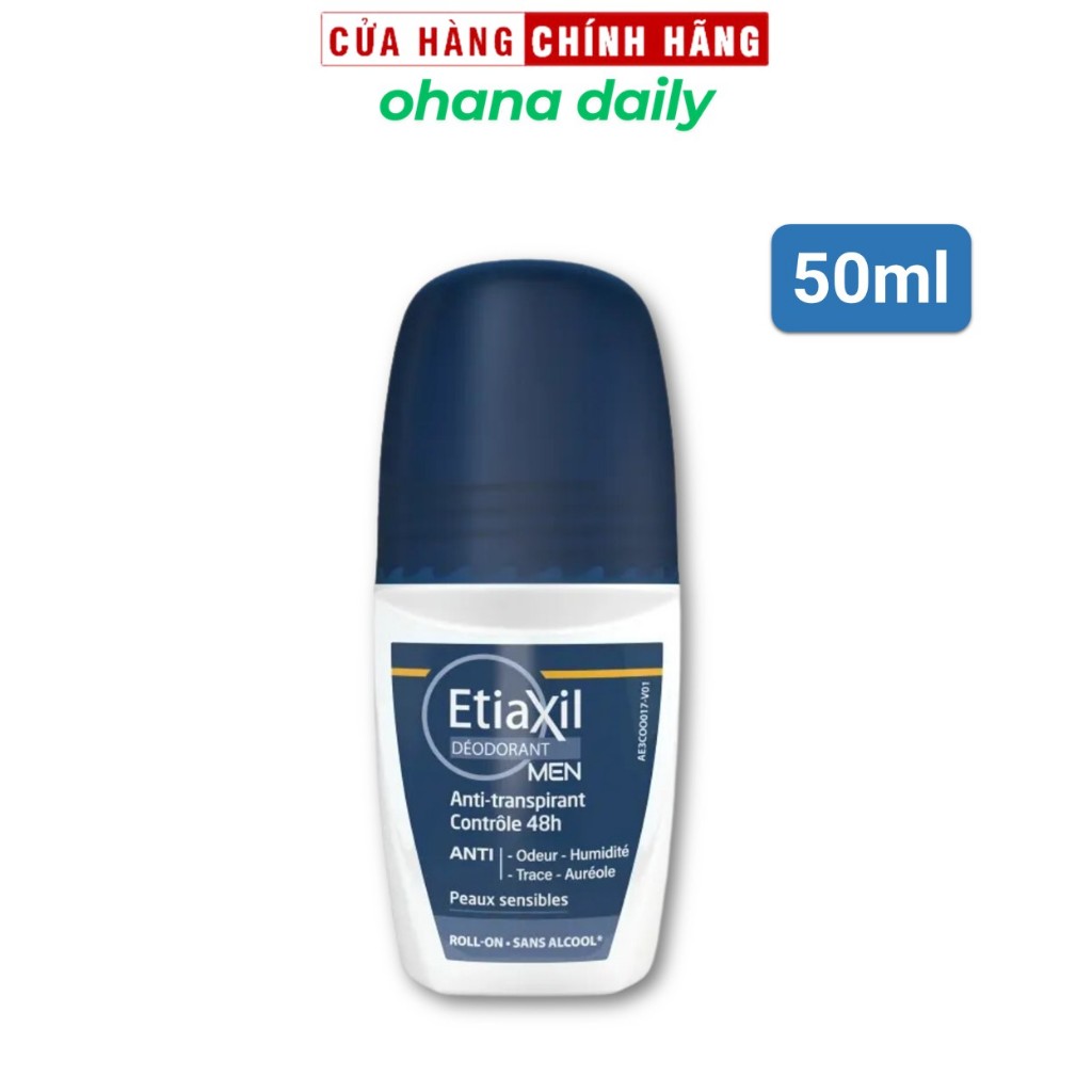 Lăn khử mùi Etiaxil MEN Antiperspirant Antiperspirant Control 48H - 50ml For Men