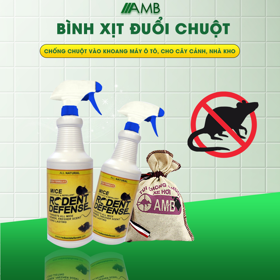 Bộ chống chuột vào xe ô tô AMB, đuổi chuột vào ô tô hiệu quả nhất hiện nay