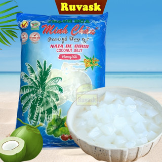 Thạch Dừa Minh Châu 1KG TÚI LỚN - Thạch Dừa Ăn Liền Tuổi Thơ Đặc Sản Bến Tre - Thạch Dừa Ruvask
