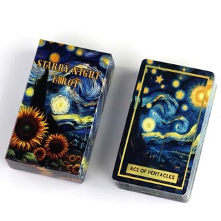Bộ bài bói Starry night tarot. Đêm đầy sao tarot oracle cards deck. Bói bài tarot