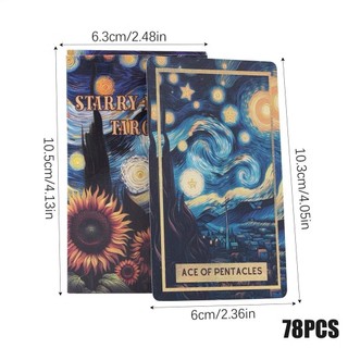 Bộ bài bói Starry night tarot. Đêm đầy sao tarot oracle cards deck. Bói bài tarot