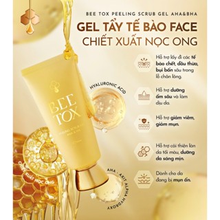 Gel Tẩy Tế Bào Chết Da Mặt Dịu Nhẹ Bee Tox Feeling Scrub Gel 100ml Phù Hợp Tất Cả Các Loại Da