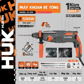 MÁY KHOAN BÊ TÔNG ĐIỆN HUKAN G3-K99 1200W-200V CHÍNH HÃNG