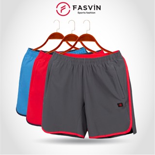  Quần đùi tập ngắn nam Fasvin R21448.HN vải gió chun mềm mại co giãn thoải mái vận động 