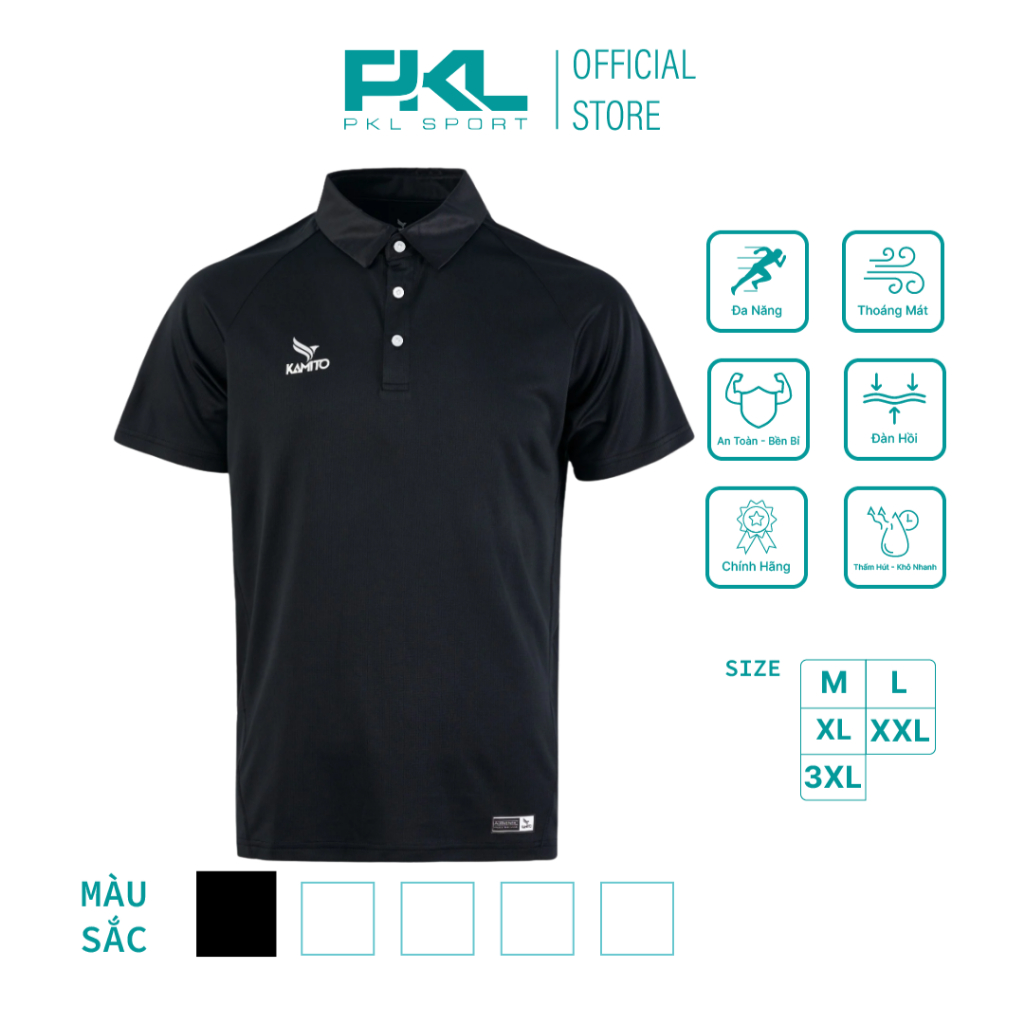 Áo polo Kamito Basic trơn - Hàng chính hãng
