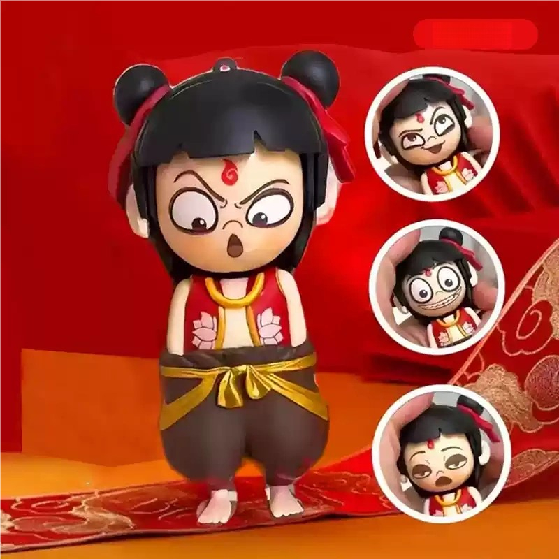 Mô hình đồ chơi SNDK Móc chìa khóa hình Na tra Ngao Bính thiết kế độc đáo hoạt hình trẻ trung