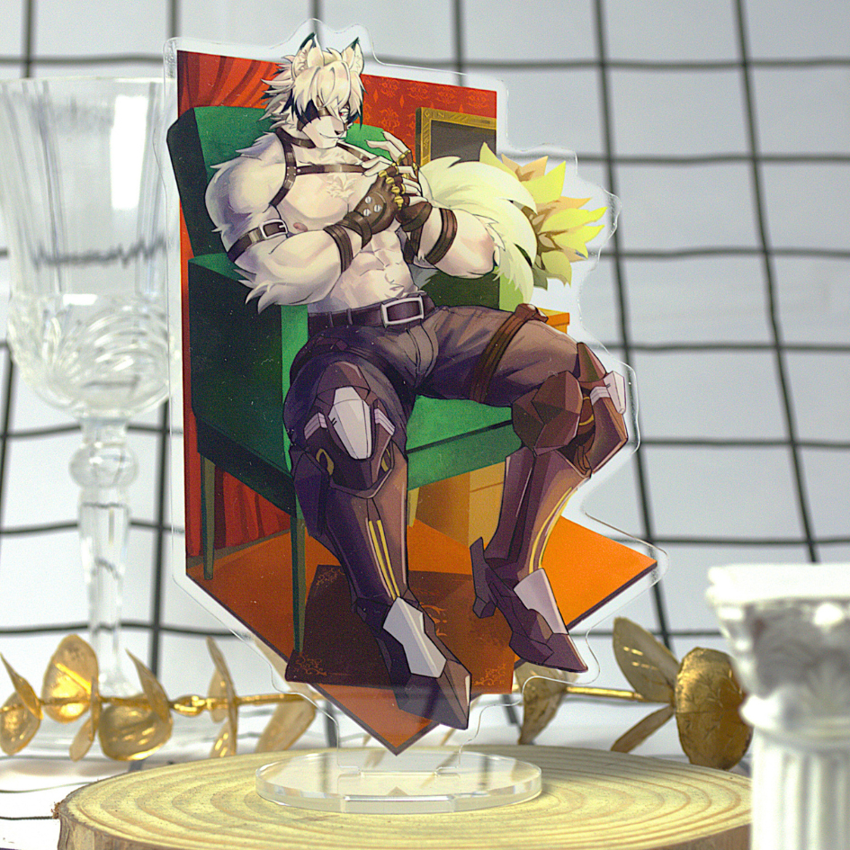 Mô hình/ Standee Furry VON LYCAON - Zenless Zone Zero -nhựa Mica-15cm 3