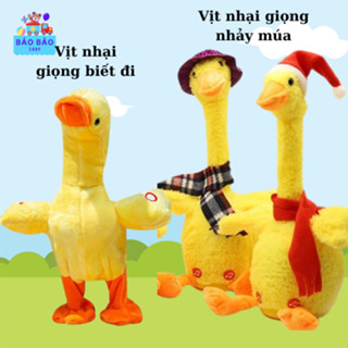 Đồ Chơi Vịt Nhại Giọng Biết Hát Và Nhảy Múa Vịt Biết Đi Và Nhại Giọng - Có Sạc Pin 