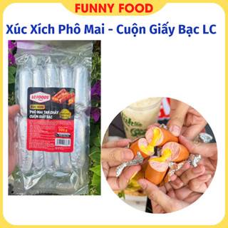  Xúc Xích Phô Mai Tan Chảy LC – Cuốn Giấy Bạc 10 Cây – Xúc Xích Phô Mai Ngon 500g – Funnyfood 
