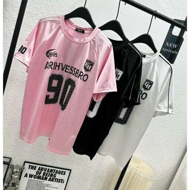 Áo Thun Nam Nữ Số 90 Chất Liệu Cổ Tym Cotton 100% Form Rộng OverSize Áo Thun Phối Bóng Rổ Karants Local Brand 2025 | BigBuy360 - bigbuy360.vn