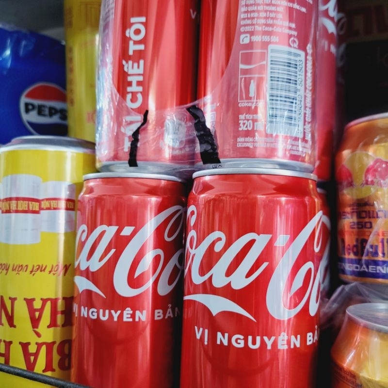 Combo 3 lon Nước cocacola lon 320ml