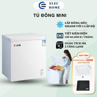 Tủ đông mini gia đình tiết kiệm điện, dùng trữ sữa, làm đá nội địa Trung nhập khẩu chính hãng Bảo hành 2 năm
