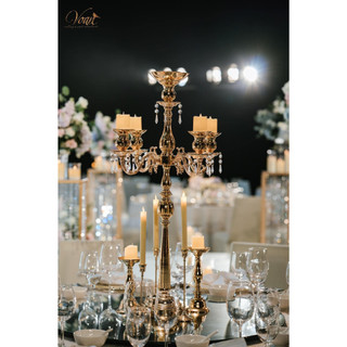 ✨ Chân Trụ Nến 5 Đầu Trang Trí Tiệc Cưới, Nhà Hàng, Sự Kiện (ảnh+clip thật) ✨