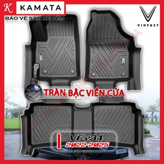 Thảm lót sàn xe ô tô Vinfast Vfe34/ Nerio Green 2022 - 2025 chất liệu TPV cao cấp mới nhất(new)