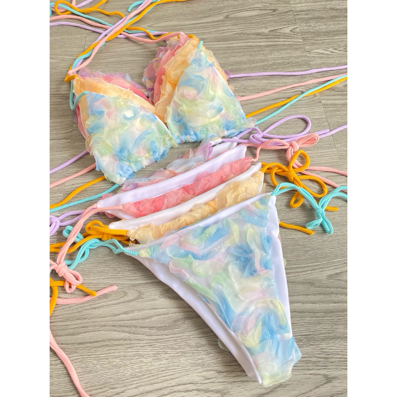 bikini hoa hồng xu hướng | BigBuy360 - bigbuy360.vn