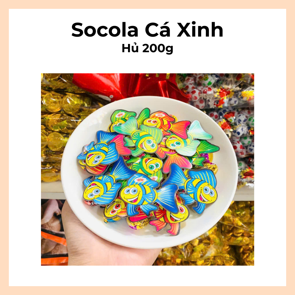 Socola Hình Con Cá Nemo Hủ 200GR - Date Mới