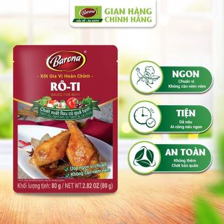 Gia Vị Rô-Ti Barona 80g ướp ngon chuẩn vị không cần nêm nếm