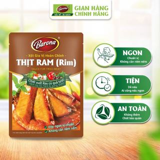 Gia Vị Thịt Ram Barona 80g ướp ngon chuẩn vị không cần nêm nếm