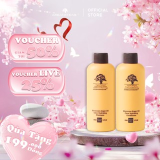 Combo mini - traval kit combo dầu gội xả siêu dưỡng ẩm Arganmidas 50ml