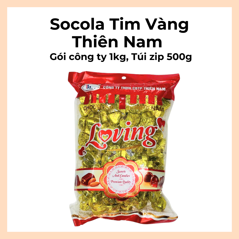 Socola Trái Tim Vàng 1KG - Date Mới
