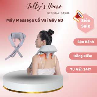 Máy Massage Cổ Vai Gáy 6D Công Suất 10W Giảm Đau Mỏi Giúp Thư Giãn Hiệu Quả GVQ Store