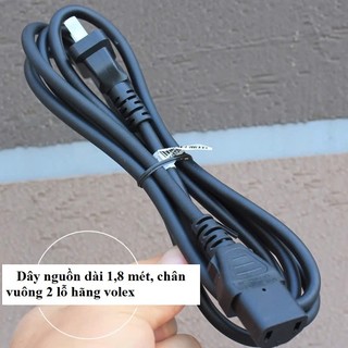 Dây Nguồn volex Chân vuông 2 chấu ( vuông 2 lỗ )