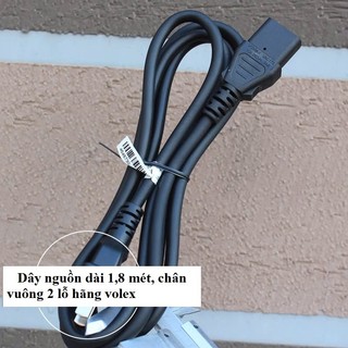 Dây Nguồn volex Chân vuông 2 chấu ( vuông 2 lỗ )