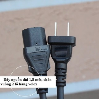Dây Nguồn volex Chân vuông 2 chấu ( vuông 2 lỗ )