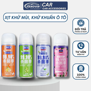 [CHÍNH HÃNG] Chai Xịt Khử Mùi Khử Khuẩn Ô Tô Xe Hơi 180ml Mùi Hương Dịu Nhẹ, An Toàn
