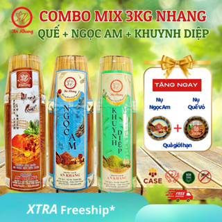 Nhang Sạch Quế, Khuynh diệp, Ngọc Am [combo 3 mùi]