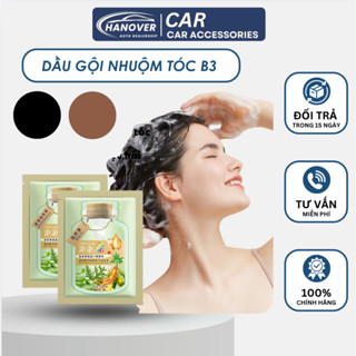    CHÍNH HÃNG   Dầu Gội Nhuộm Màu Tóc Thảo Dược Hộp 10 gói 30ml  VỎ MỚI  Dầu Gội Phủ Bạc Tóc Nuôi Dưỡng Tóc Khoẻ 