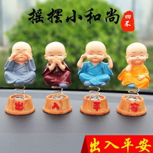 Bộ tượng tứ không cao, decor phòng khách, cửa sổ. Trang trí xe hơi