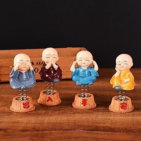Bộ tượng tứ không cao, decor phòng khách, cửa sổ. Trang trí xe hơi
