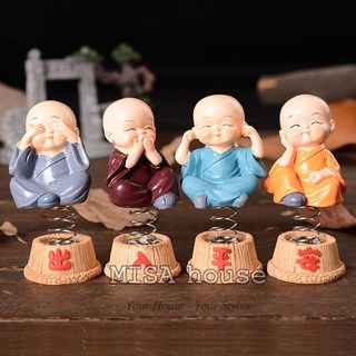 Bộ tượng tứ không cao, decor phòng khách, cửa sổ. Trang trí xe hơi