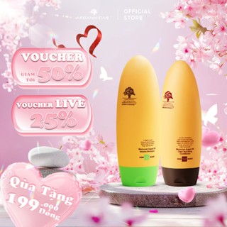Combo dầu gội xả Arganmidas kiềm dầu, tạo phồng chân tóc và dầu xả siêu dưỡng ẩm, dung tích 450ml