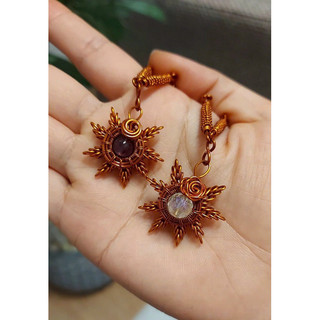 Vòng cổ Handmade bằng dây đồng đỏ